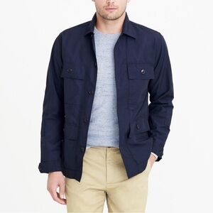 J. Crew Men's Dark Blue Shirt Jacket